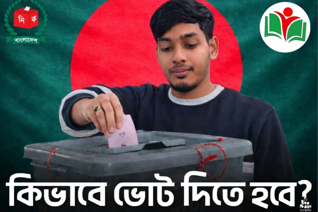 কিভাবে ভোট দিতে হবে ২০২৬