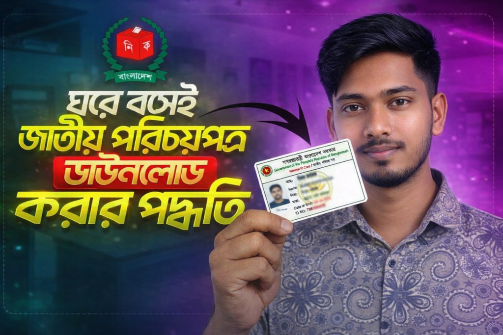 ঘরে বসে অনলাইনে ভোটার আইডি কার্ড (NID) ডাউনলোড করার সহজ নিয়ম ২০২৬